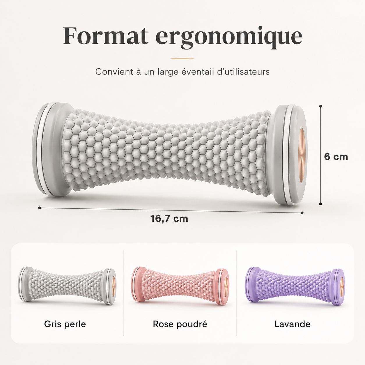 CryoRoll™ — Rouleau Masseur Rafraîchissant pour Pieds