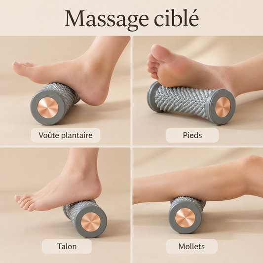 CryoRoll™ — Rouleau Masseur Rafraîchissant pour Pieds