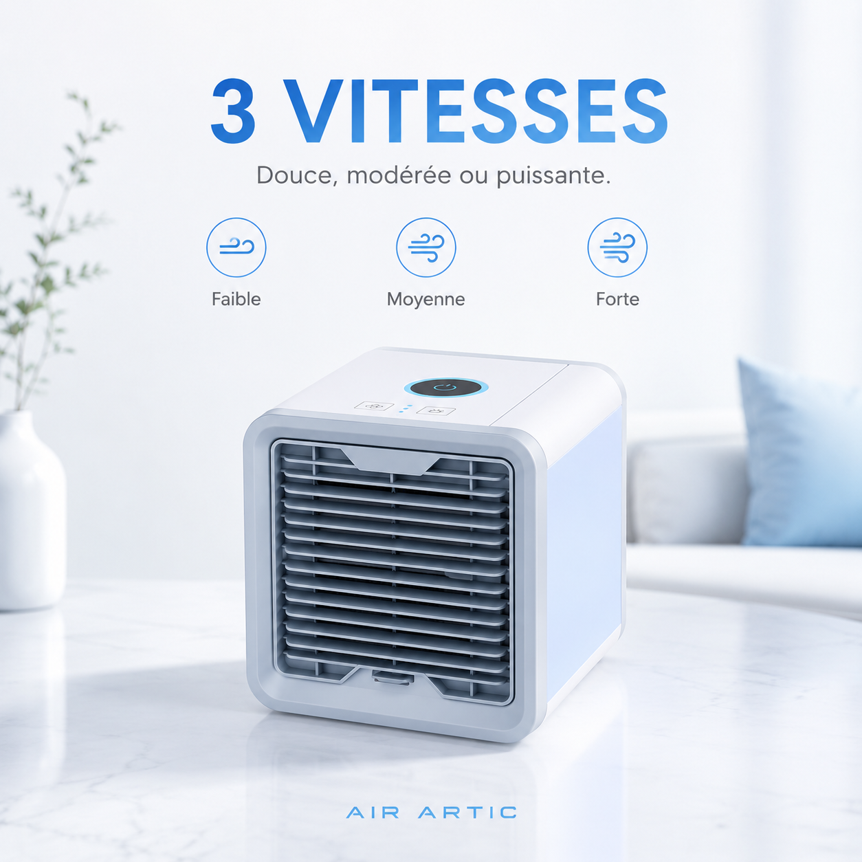 Refroidisseur d’Air Personnel Artic Air™ 3-en-1 | Compact USB