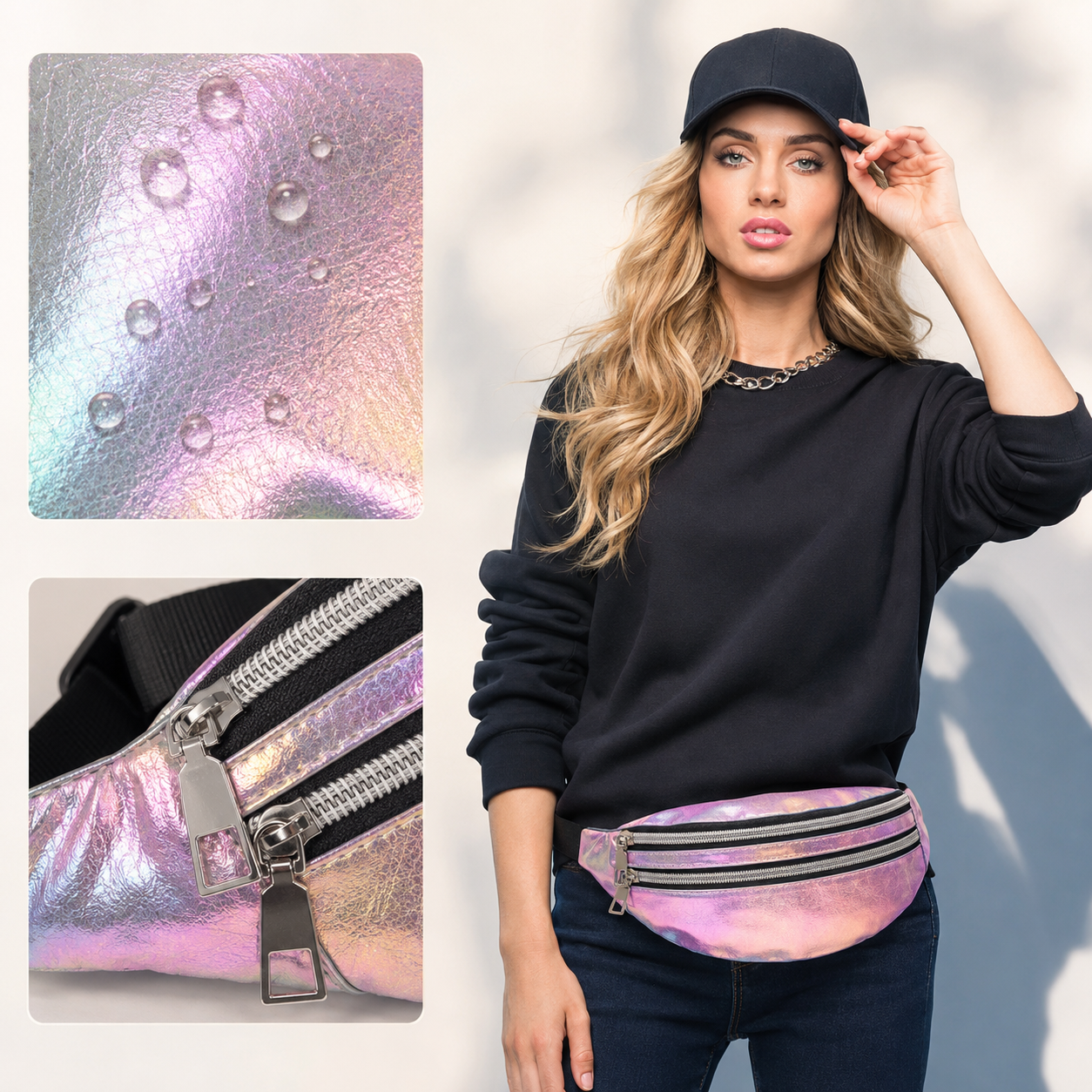 IceBelt™ — Sac Banane Isotherme Holographique