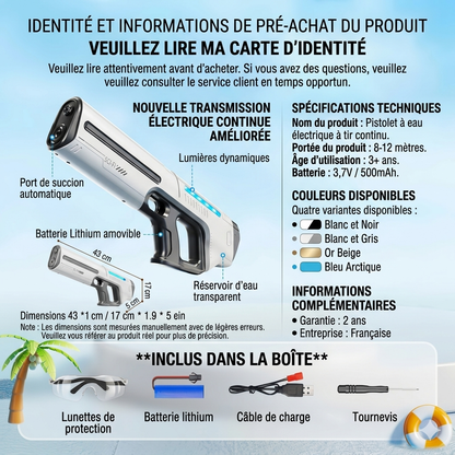 HydroPulse X — Le Pistolet à Eau Électrique 2026