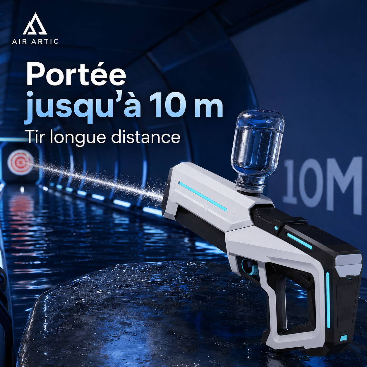 HydroBlaster™ V3 - Pistolet à Eau Électrique Haute Pression