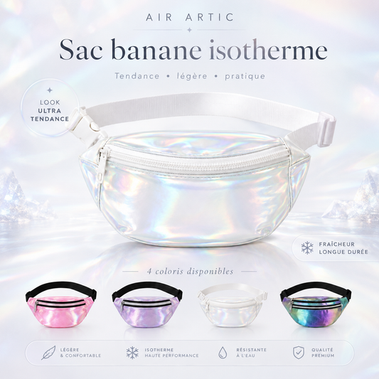 IceBelt™ — Sac Banane Isotherme Holographique