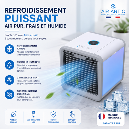Refroidisseur d’Air Personnel Artic Air™ 3-en-1 | Compact USB