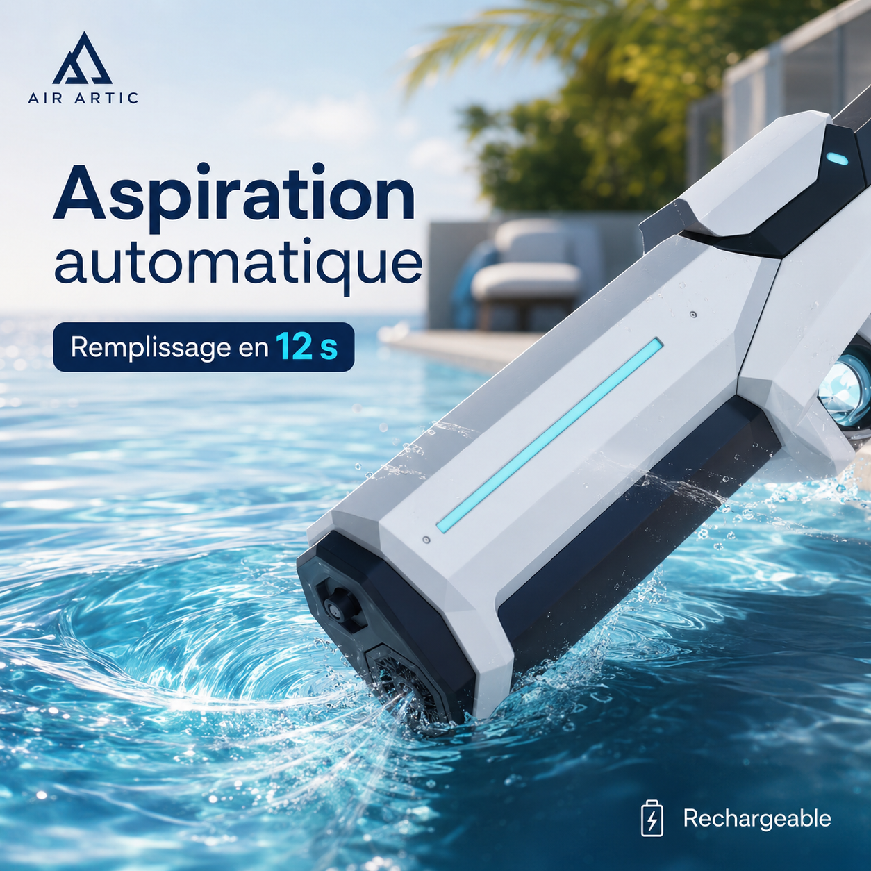 HydroBlaster™ V3 - Pistolet à Eau Électrique Haute Pression