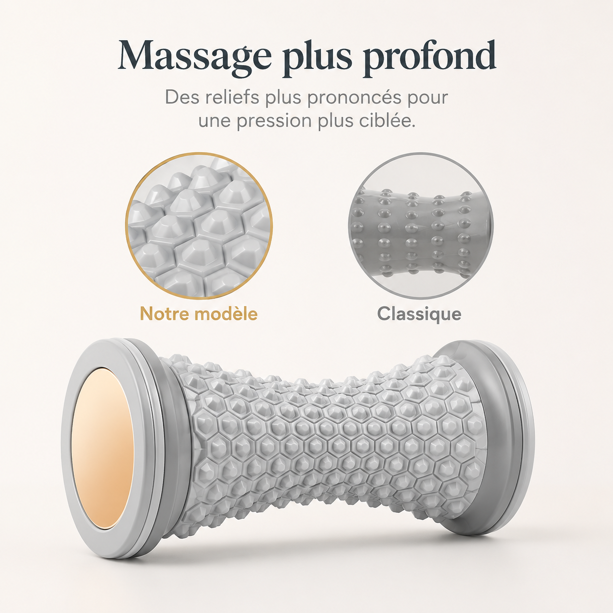 CryoRoll™ — Rouleau Masseur Rafraîchissant pour Pieds