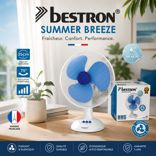 Ventilateur de Table Haute Performance — Essential+ Air Artic