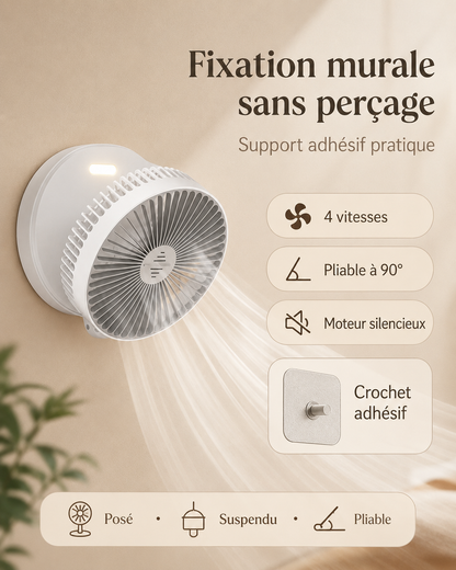 Ventilateur Portable 3-en-1 Rechargeable & Pliable | AIR ARTIC