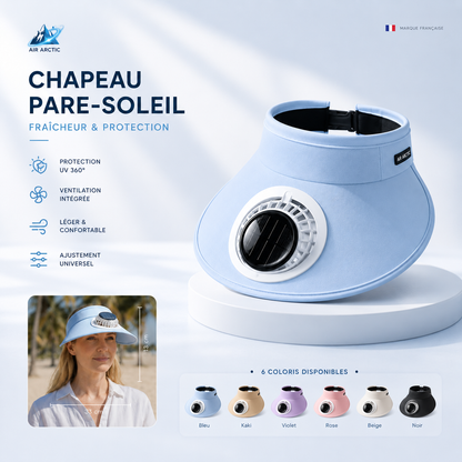 Chapeau Visière avec Ventilateur de Brume AIR ARTIC™