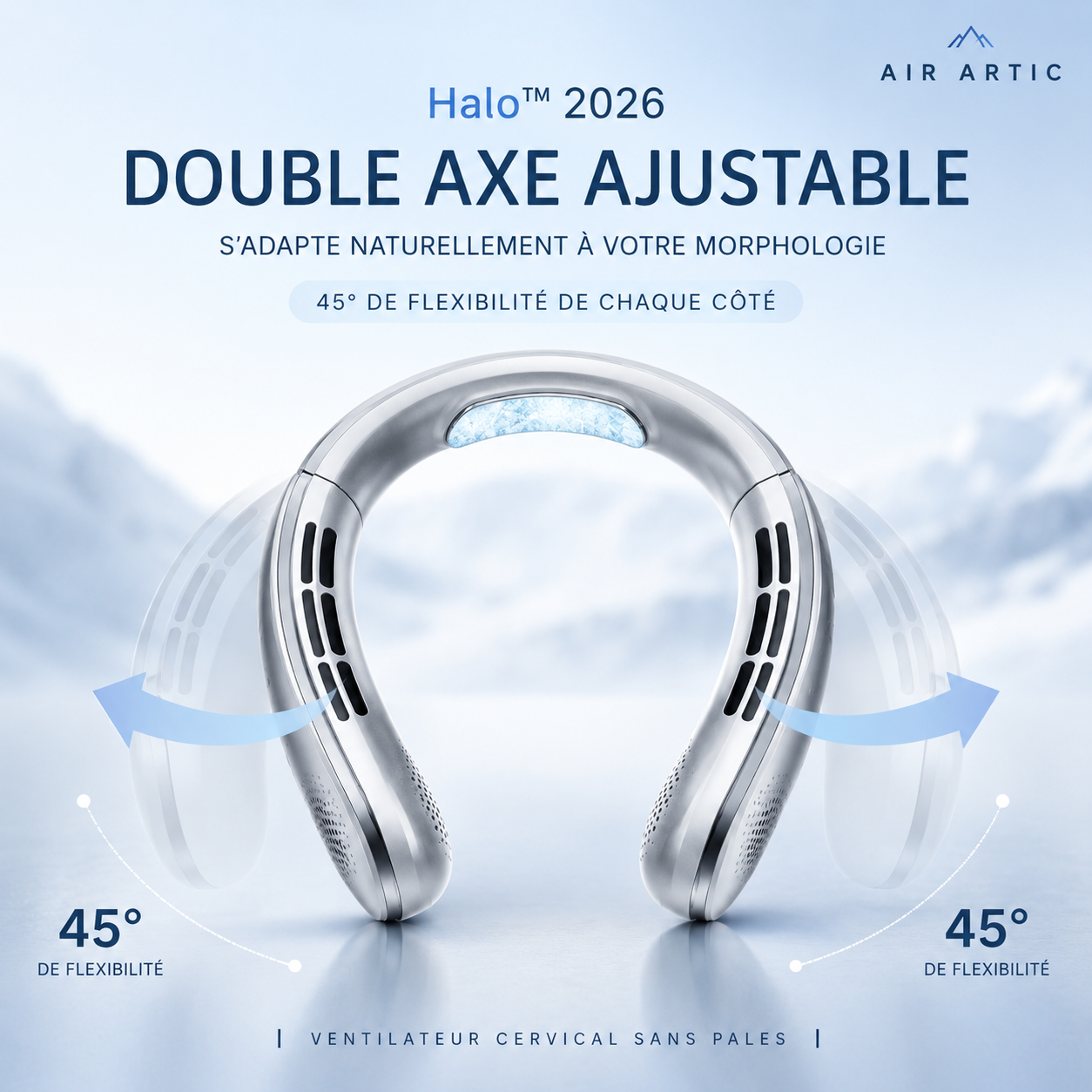 Halo™ 2026 — Ventilateur de Cou Sans Pales