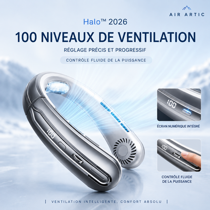 Halo™ 2026 — Ventilateur de Cou Sans Pales