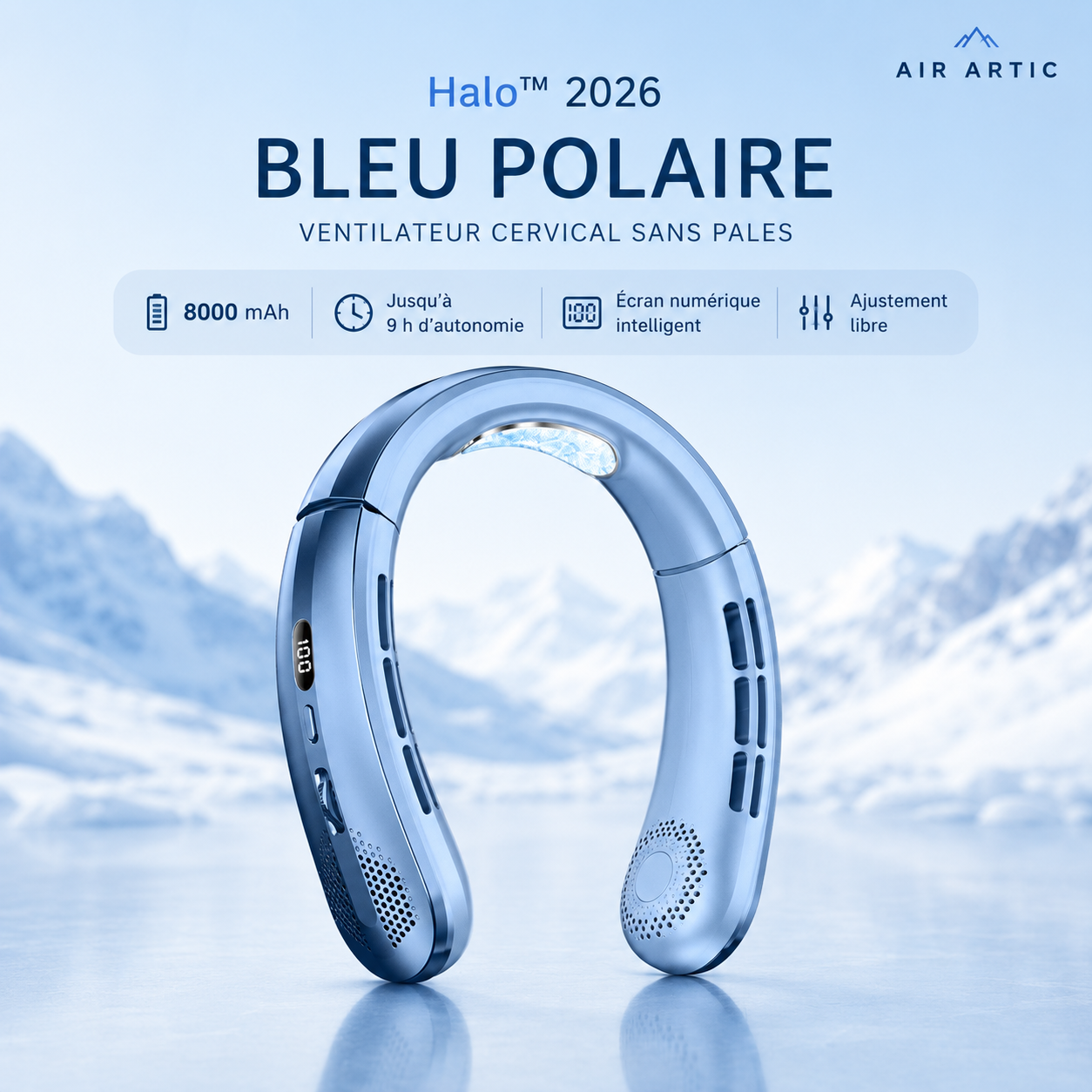 Halo™ 2026 — Ventilateur de Cou Sans Pales