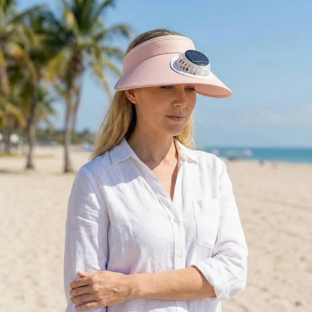 Chapeau Visière avec Ventilateur de Brume AIR ARTIC™