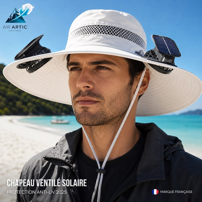 Chapeau Ventilé Solaire avec Protection Anti-UV 2025