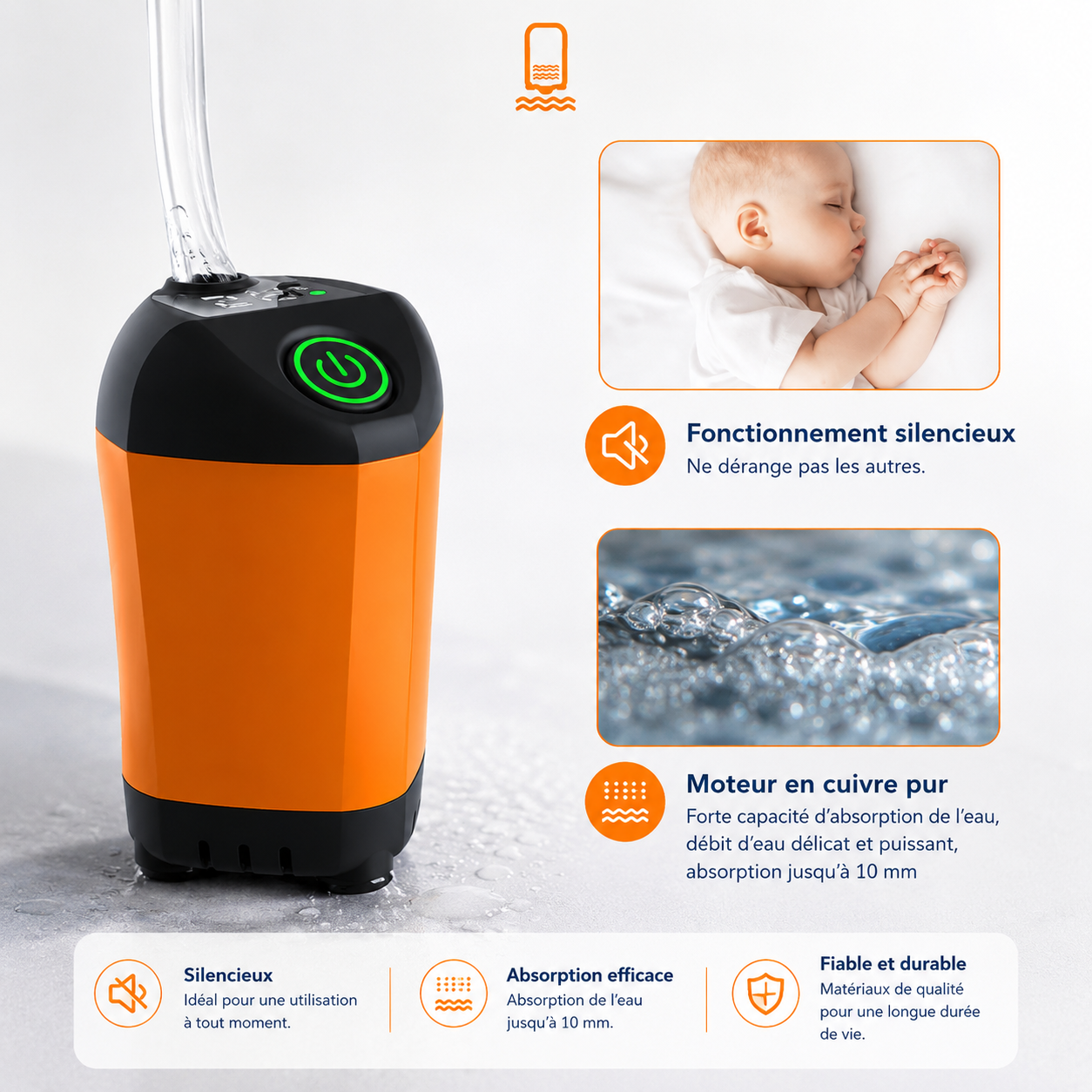Douche Nomade Électrique Rechargeable « Aqualy » 2025