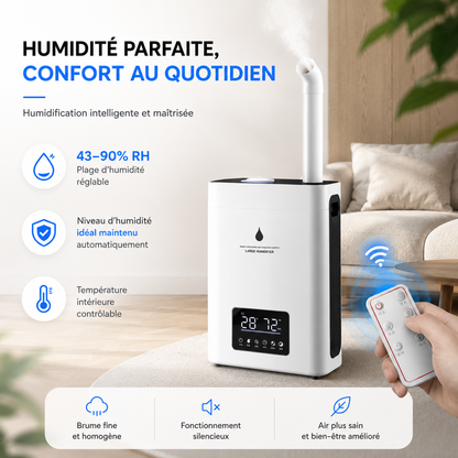 Humidificateur d’Air Haute Performance 23,8 L | Brume Pure™