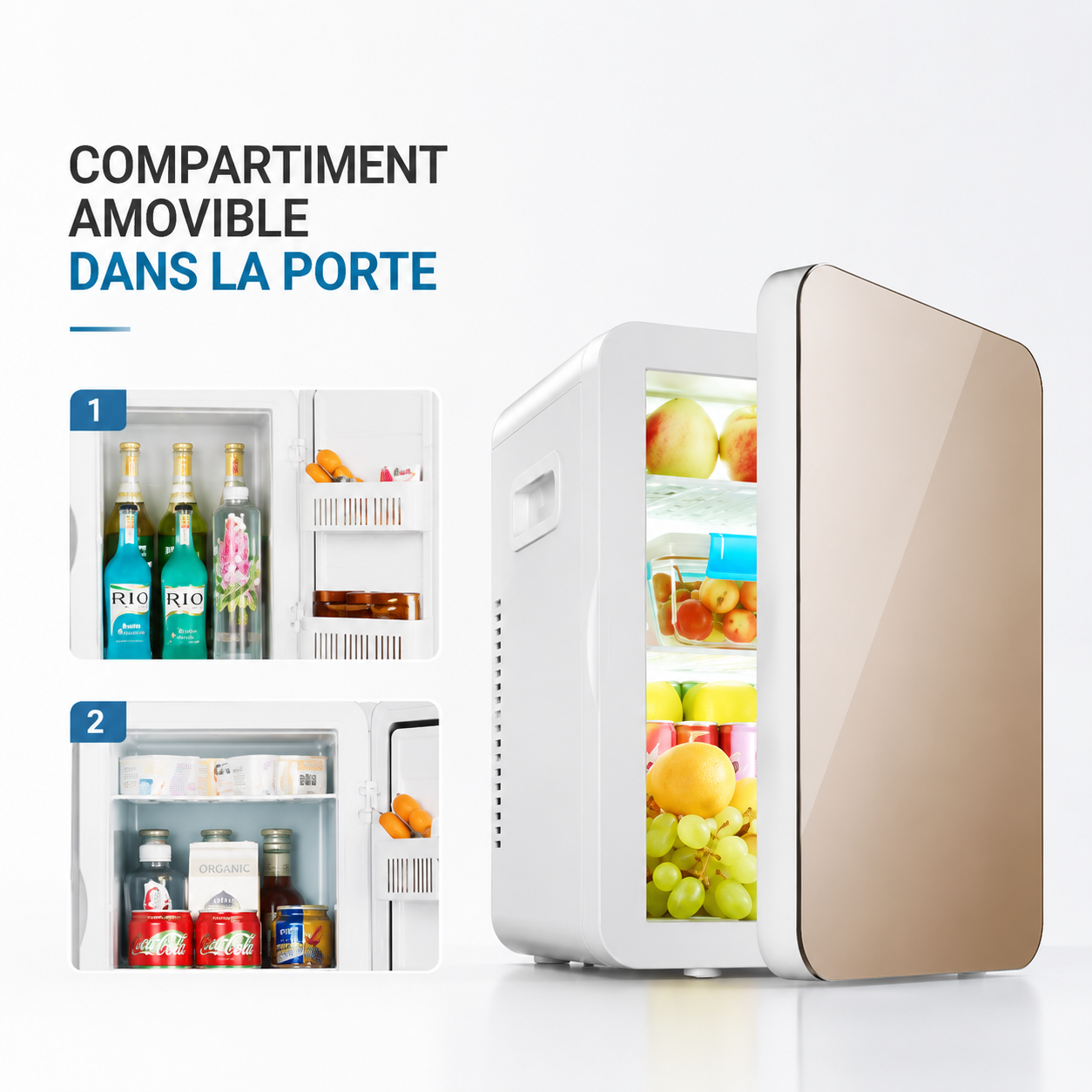 Mini Frigo Compact 20L – Ultra Silencieux