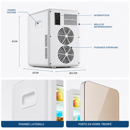 Mini Frigo Compact 20L – Ultra Silencieux