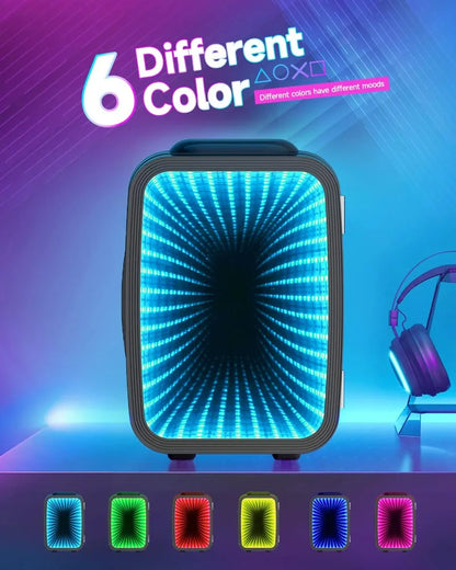 Mini Frigo Design 4L avec Éclairage LED RGB