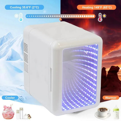 Mini Frigo Design 4L avec Éclairage LED RGB