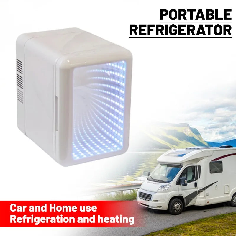 Mini Frigo Design 4L avec Éclairage LED RGB