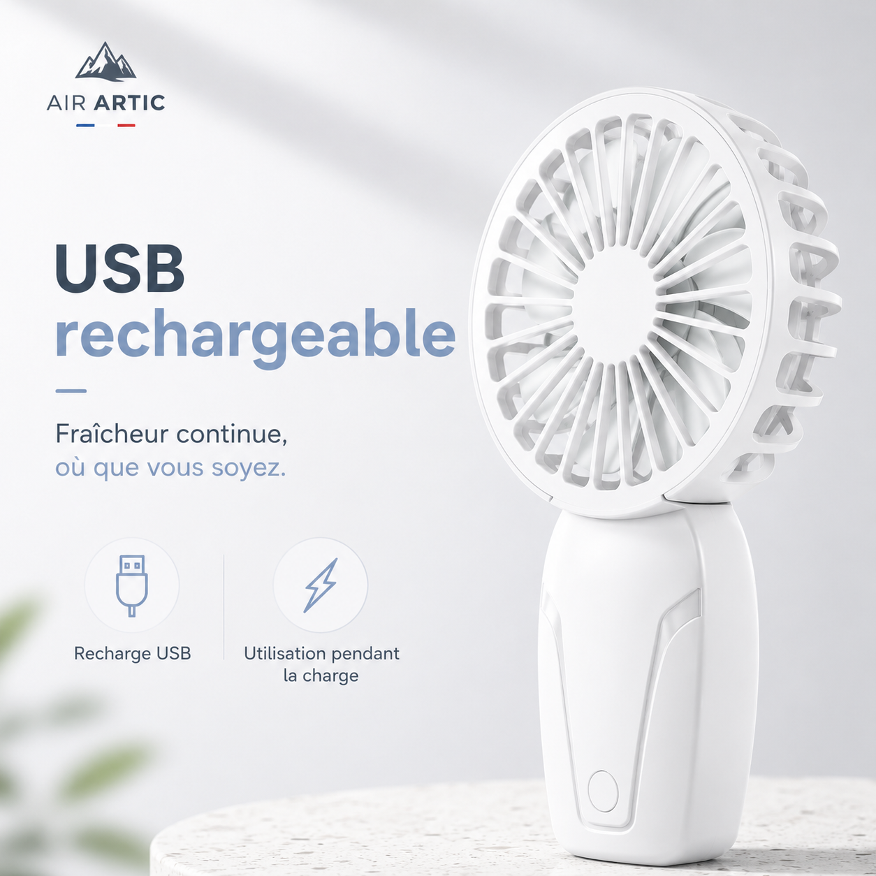 Mini Ventilateur de Poche AIR ARTIC™ V2