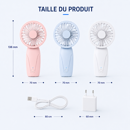Mini Ventilateur de Poche AIR ARTIC™ V2