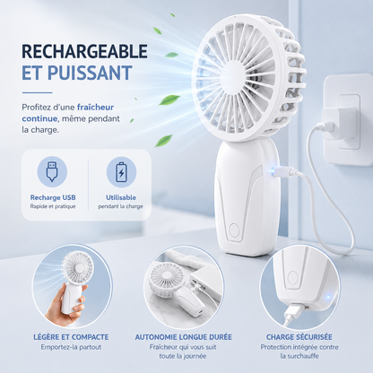 Mini Ventilateur de Poche AIR ARTIC™ V2