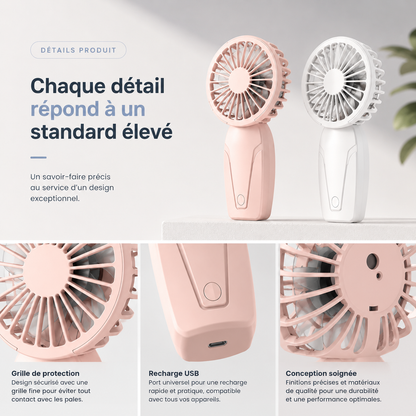 Mini Ventilateur de Poche AIR ARTIC™ V2