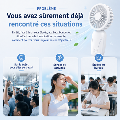 Mini Ventilateur de Poche AIR ARTIC™ V2
