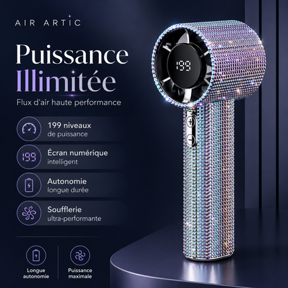 Crystal Wind™ | Ventilateur Portable 199 Niveaux