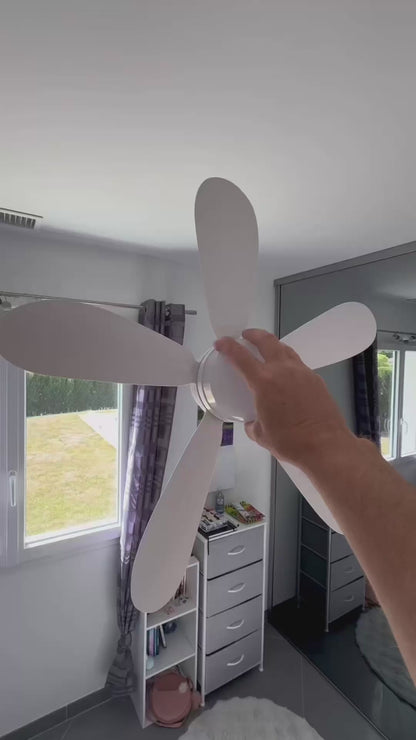 Ventilateur de Plafond LED 30W avec Télécommande