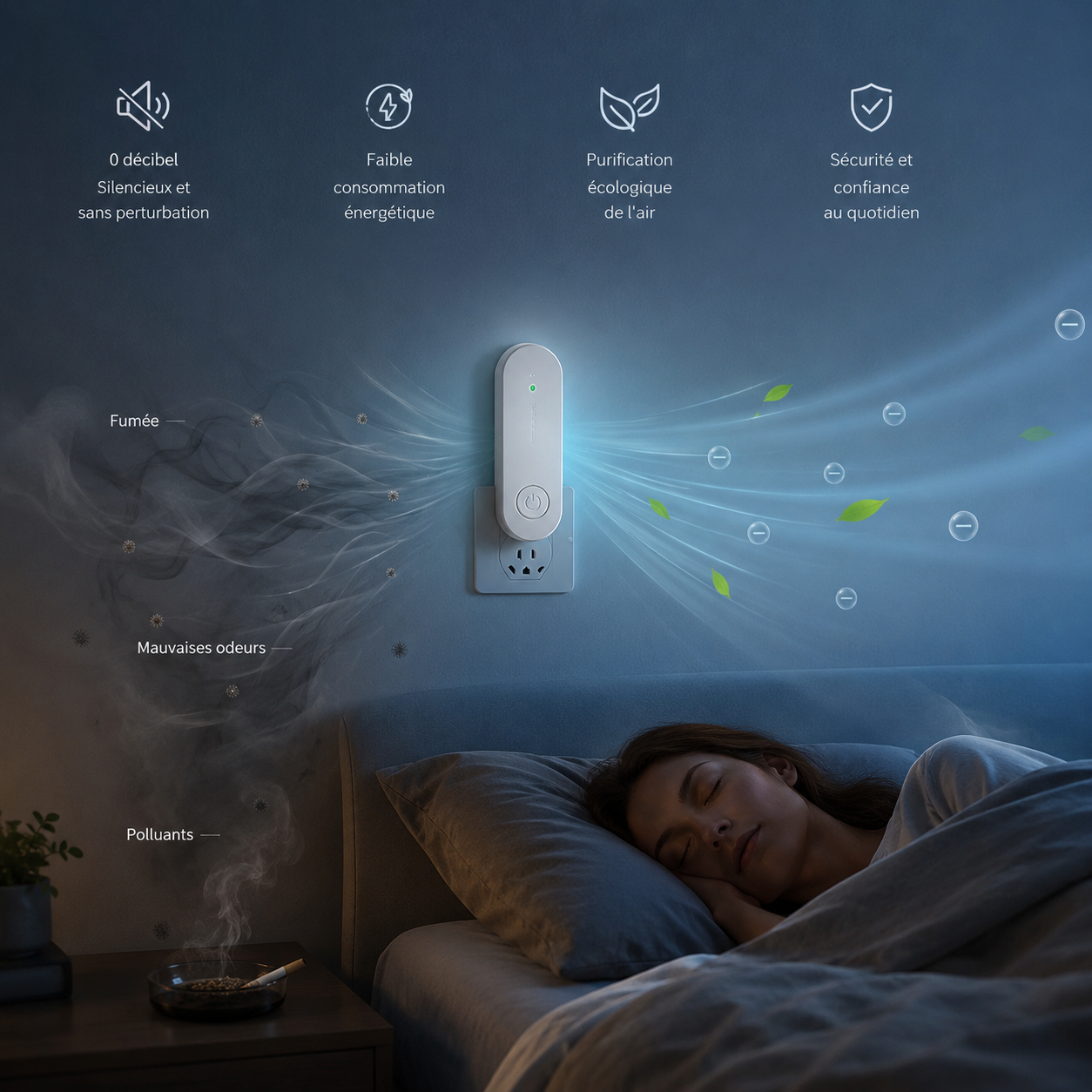 PureAir Mini™ | Purificateur d’Air Compact