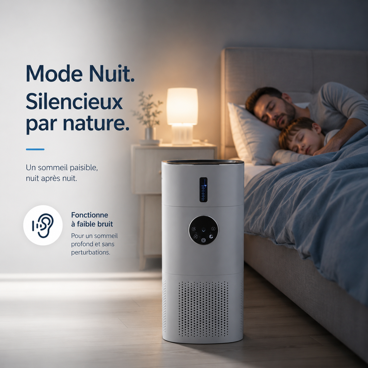 Purificateur d’air 2-en-1 AIR ARTIC™ avec humidificateur