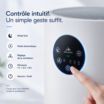 Purificateur d’air 2-en-1 AIR ARTIC™ avec humidificateur