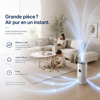 Purificateur d’air 2-en-1 AIR ARTIC™ avec humidificateur