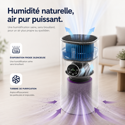 Purificateur d’air 2-en-1 AIR ARTIC™ avec humidificateur