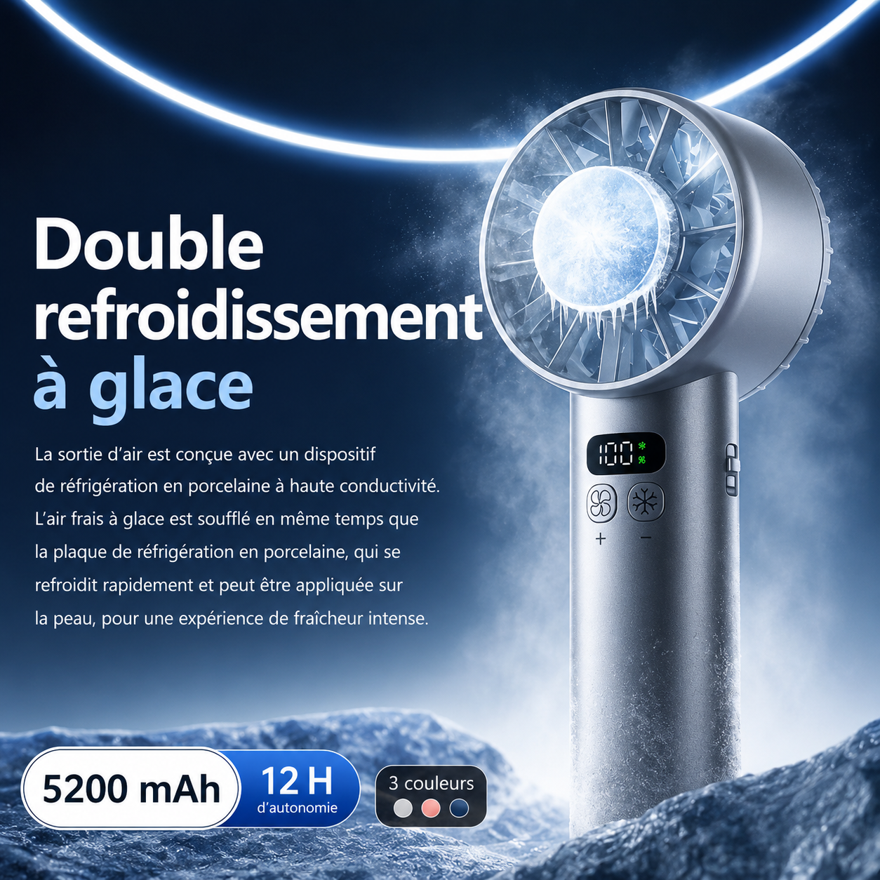 Ventilateur de Poche Digital "Mistral" 2026