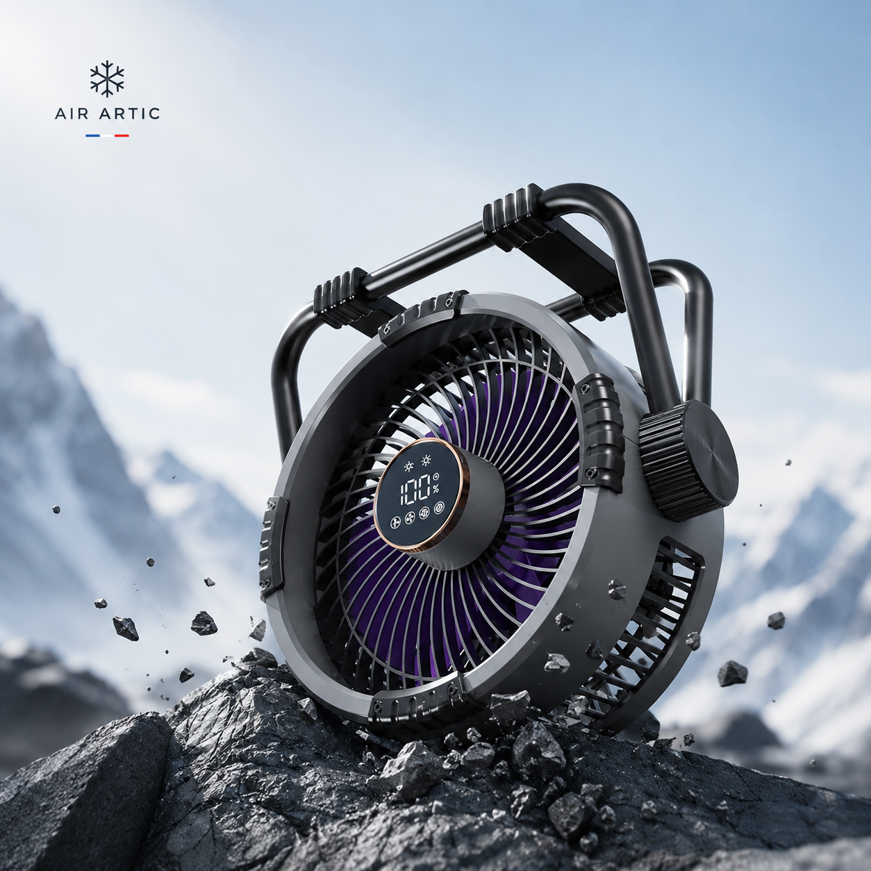 Ventilateur Fix/Portable Haute Autonomie 20 000 mAh | Flex Pro