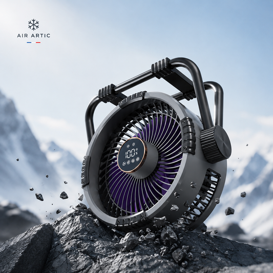 Ventilateur Fix/Portable Haute Autonomie 20 000 mAh | Flex Pro