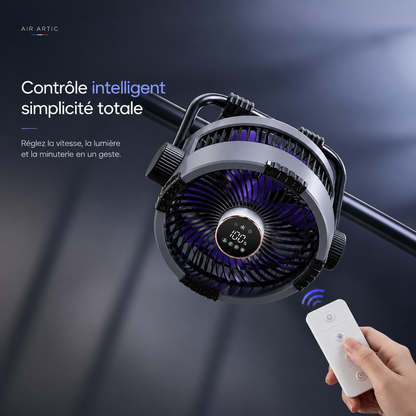 Ventilateur Fix/Portable Haute Autonomie 20 000 mAh | Flex Pro