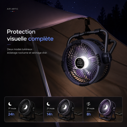 Ventilateur Fix/Portable Haute Autonomie 20 000 mAh | Flex Pro