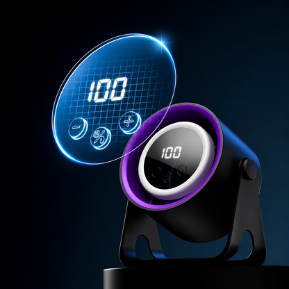 Ventilateur ArcticFlow™ Sans Pales, Rechargeable USB & Installation Flexible