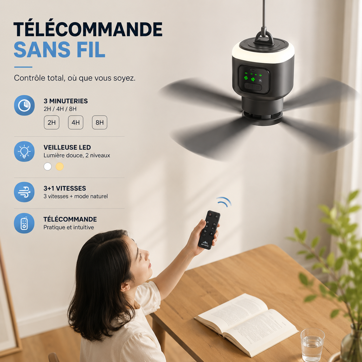 Ventilateur Suspendu Intelligent AIR ARTIC™2026